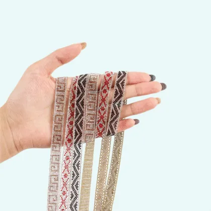 Drill The Rope Crystal Diamond Shoelace Strips