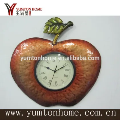 Apple shape old style wall clock