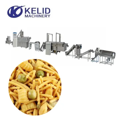 Automatic Fried Biscuit Bread Sticks Chips Production Line