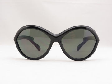 Lv Black Acetate Frame Grey Resin Lens Womens Prescription Sunglasses Lv Z0263w L0049
