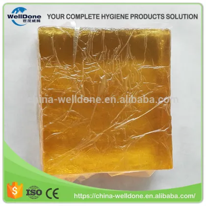 Sanitary Napkin Raw Materials Structure Hot Melt Glue with ISO
