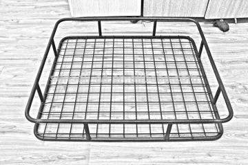 steel car roof basket luggage box roof tray flodable