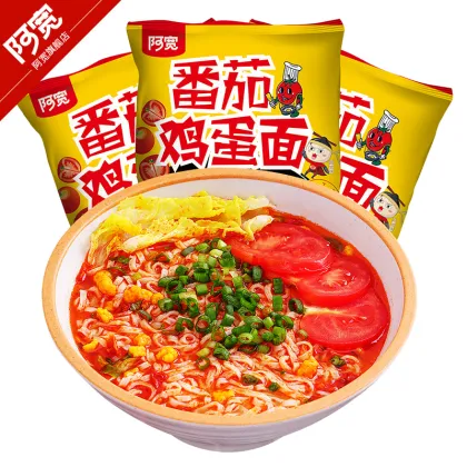 Delicious Sichuan Tomato And Egg Flavor Instant Noodle