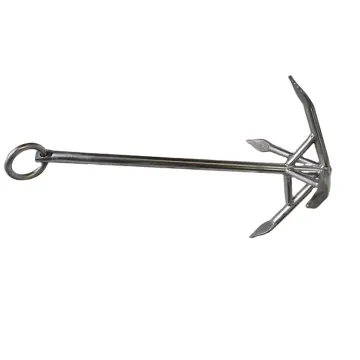 Customized Marine Hardware: Carbon Steel 30kg Hot-Dip Galvanized Grapnel Anchor
