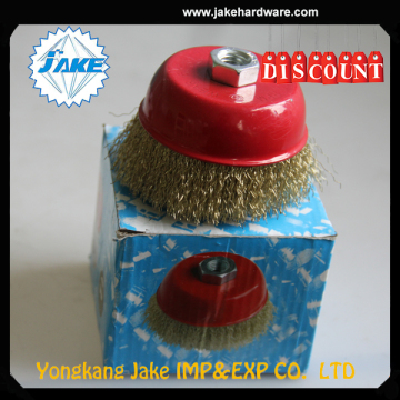 China supplier wholesale price brass wire cup brush