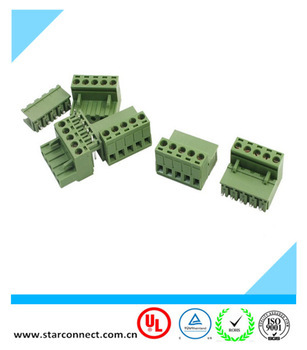 3 Position 5.08mm Pitch Pluggable Male Female PCB Screw Terminal Block