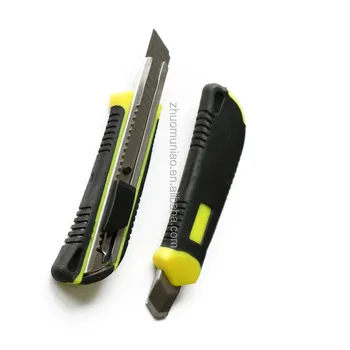 OEM Hot Selling Snap Off Blade Cutter Knife High Quality Lockable Pusher