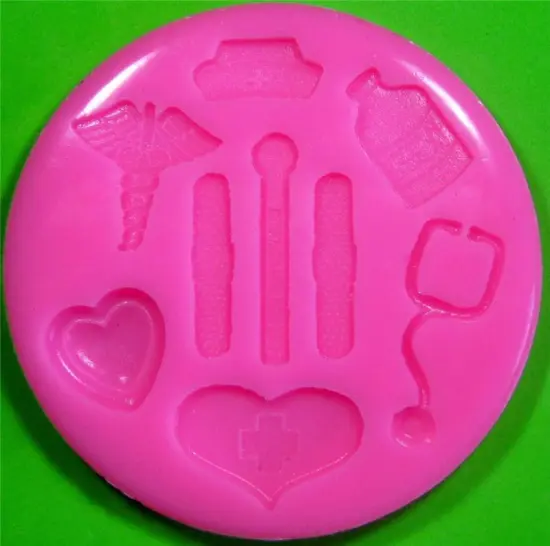 food grade colorful rose shape cakes silicone cake mold flower with low price