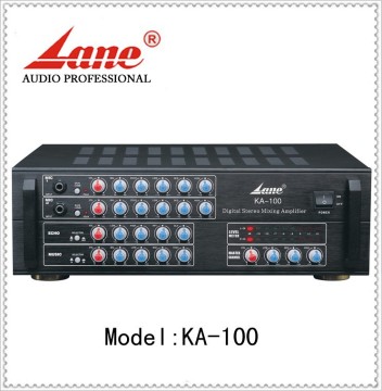 Lane *KA-100 professional dj digital stereo mixing console amplifier for show/conference/KTV/home