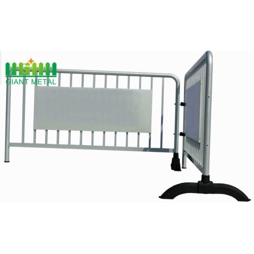 Galvanized Steel Temporary Crowd Control Barrier Fence