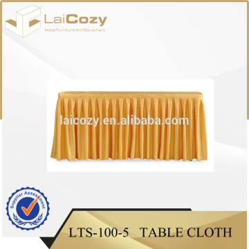 Hotel banqueting polyerster table cloths /rosette table cloth/ fancy wedding table cloths