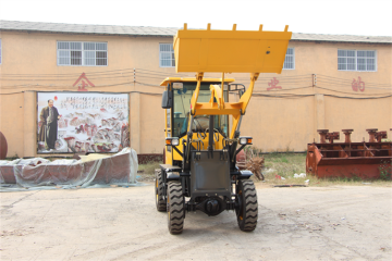 Mini articulated wheel loader for tunnel