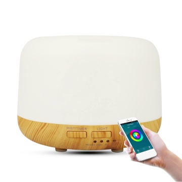 Night Light Air Essential Oil Diffuser: Electric Ultrasonic Mist Maker with Remote Control