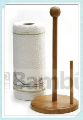 100% Pure Bamboo Paper Towel Holder ---2014