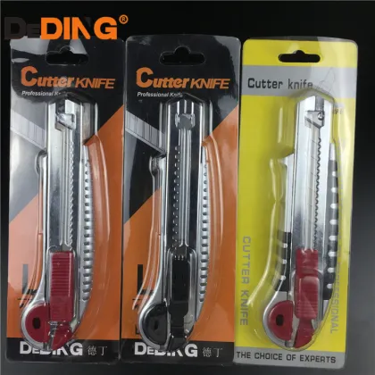 Blade18mm Box Cutter Utility Knives ABS TPR Handle