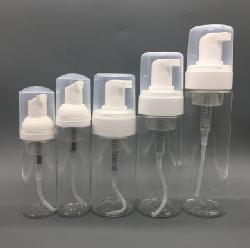 30ml 50ml 60ml 100ml 150ml 200ml Plastic Cosmetics Foam Pump Bottle Foaming Soap Dispenser Bottle (untuk Lash Foaming Cleanser)