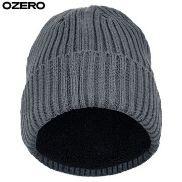 OZERO Sleek Cold Mountain Treks Polyester Windproof Flexible Merino Melange Beanie - Private Branding