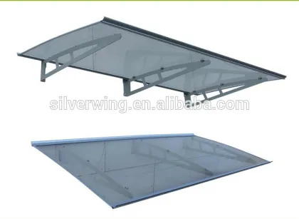 Aluminum awning brackets sun rain shade used door awnings