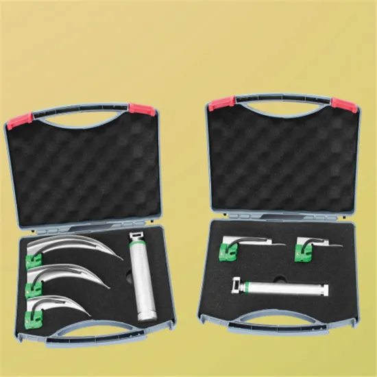 Optical Fiber Disposable Laryngoscope Set