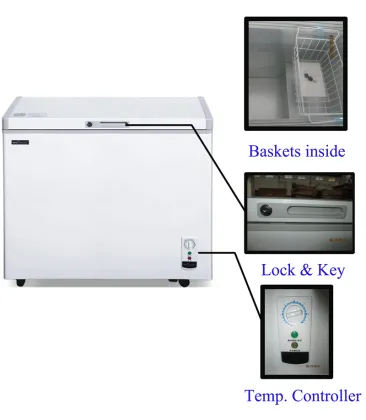 250L horizontal freezer ice cream freezer deep freezer BD-250