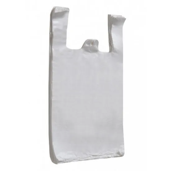 Camiseta de plastico para llevar, bolsa de transporte para comestibles