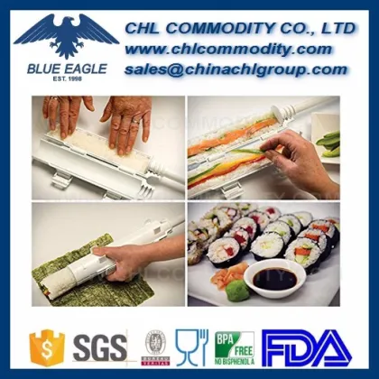 Camp Chef Sushi Roller Kit, DIY Sushi Making Machine, Platic Sushi Bazooka