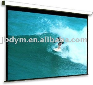 Matte White 100 inch Manual Projection Screen