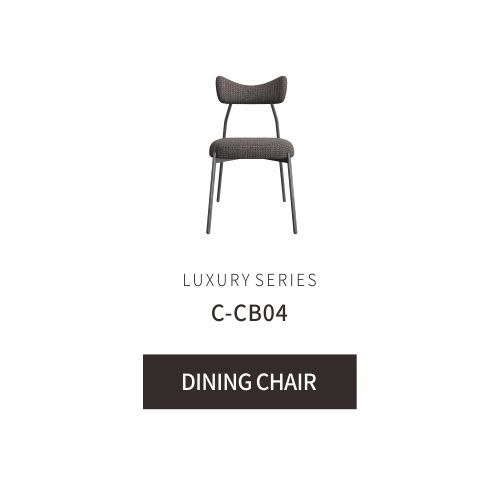 Luxury dining chair metal frame