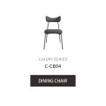 Dragonfly Shaped Dining Chair Luxury dining chair metal frame Factory