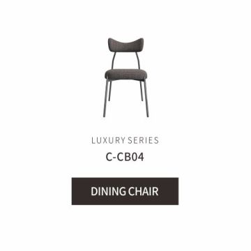 Luxury dining chair metal frame