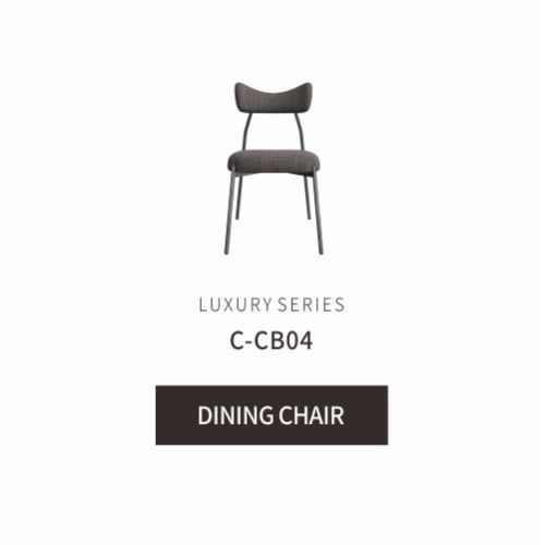 China Luxury dining chair metal frame Factory