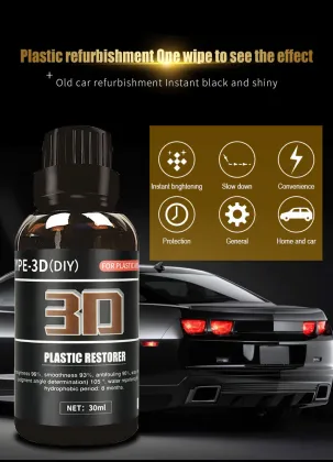 Crystal Coating Agent for Plastic Car Care and Restoration