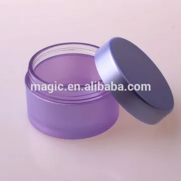 plated elegant cosmetic jar with PETG material,clear cosmetic jars,empty cosmetic jars