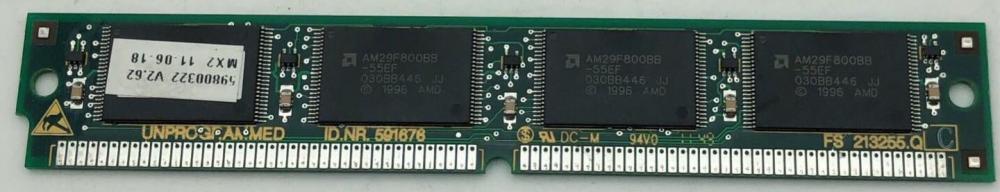 Sch****** Memoria de placa base de ascensor 591676 Sch****** Elevator Mainboard Memory 591676