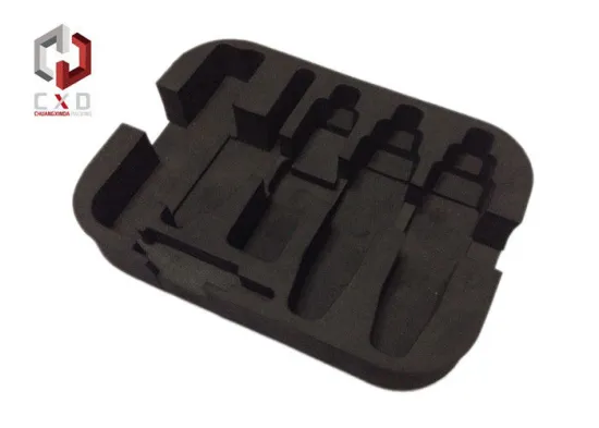 Eco-friendly Black Molded Eva Foam Inner Packaging For Goods