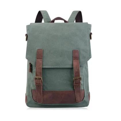 Korean style backpack canvas bag for the youngers