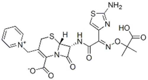 Pyridinium,1-[[(6R,7R)-7-[[(2Z)-(2-amino-4-thiazolyl)[(1-carboxy-1-methylethoxy)imino]acetyl]amino]-2-carboxy-8-oxo-5-thia-1-azabicyclo[4.2.0]oct-2-en-3-yl]methyl]-,inner salt, hydrate (1:5) CAS 78439-06-2