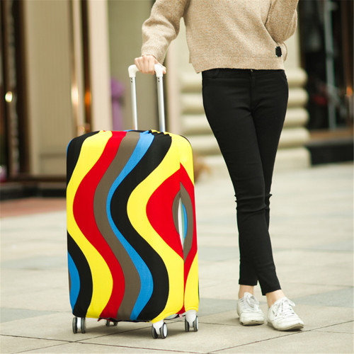 26-28" Size L Travel Luggage Cover Protector Elastic Suitcase Dustproof Bag