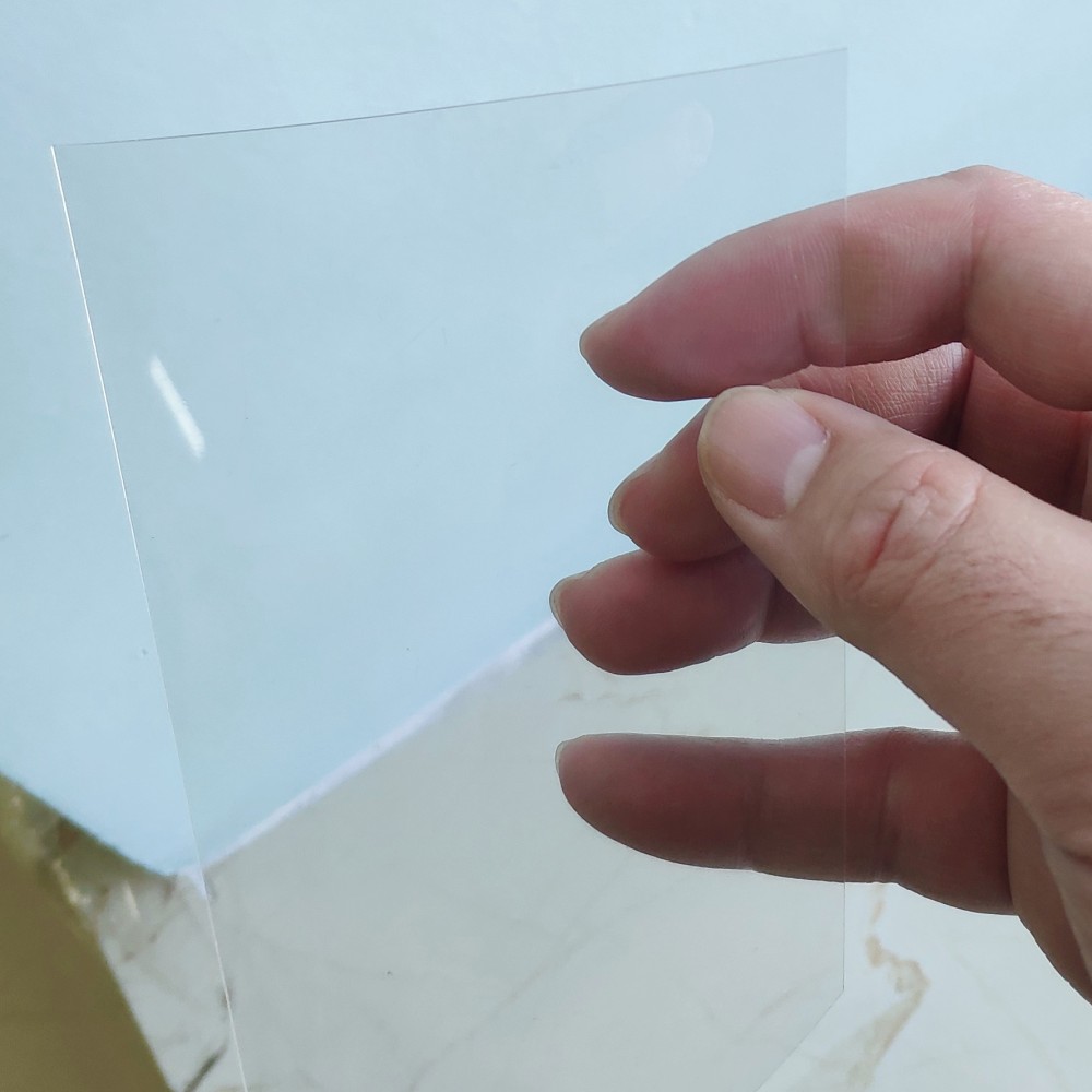 0.6mm Super Transparent Biodegradable Rigid PLA Sheet - PLA And PLA Film