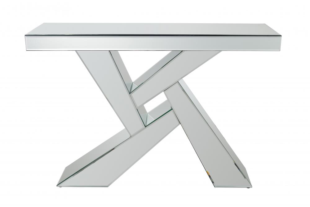 Nouvelle table de console de verre de design