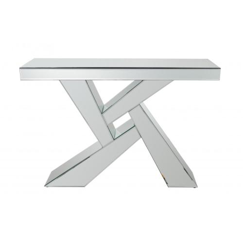 Nouvelle table de console de verre de design