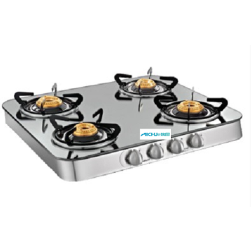 Crystal Reflecto 4 Burner SS Base Cooktop