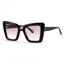 Gradient Pink Lens Acetate Sunglasses