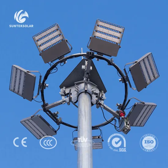 Q235 High Mast Lights: Solar LED Flood Light Poles for Airports and Stadiums
