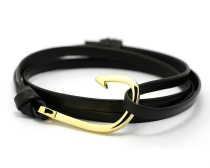 Handmade  Hook Rope Leather Bracelet