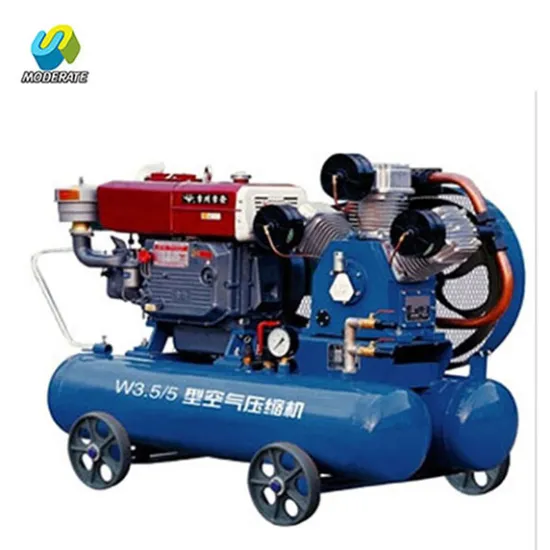 W3.5/5 Belt Driven Diesel Mining Piston Air Compressor