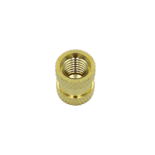 brass knurled thread insert nut