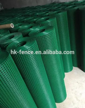 Anping 1/4" mesh square green PVC coated welded wire mesh