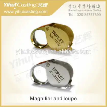 silver ,gold loupe--measuring instruments