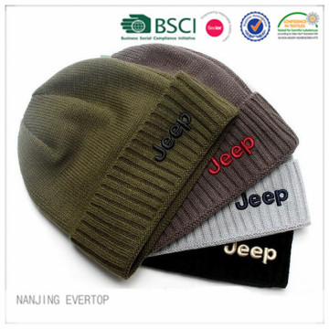 100% Cotton Jeep Knitted Cuff Hat